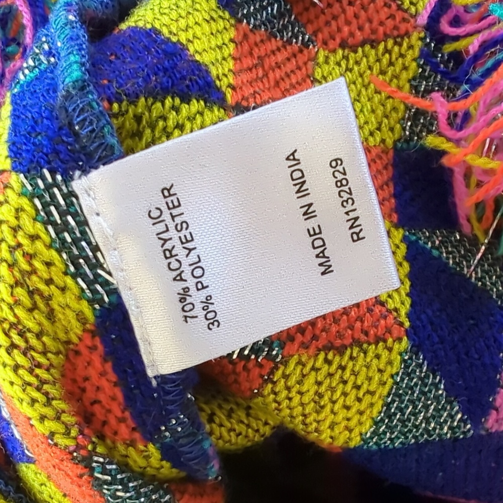 House of Harlow 1960Revolve Multicolor Geometric Woven Tapestry Strapless Dress - Picture 8 of 8